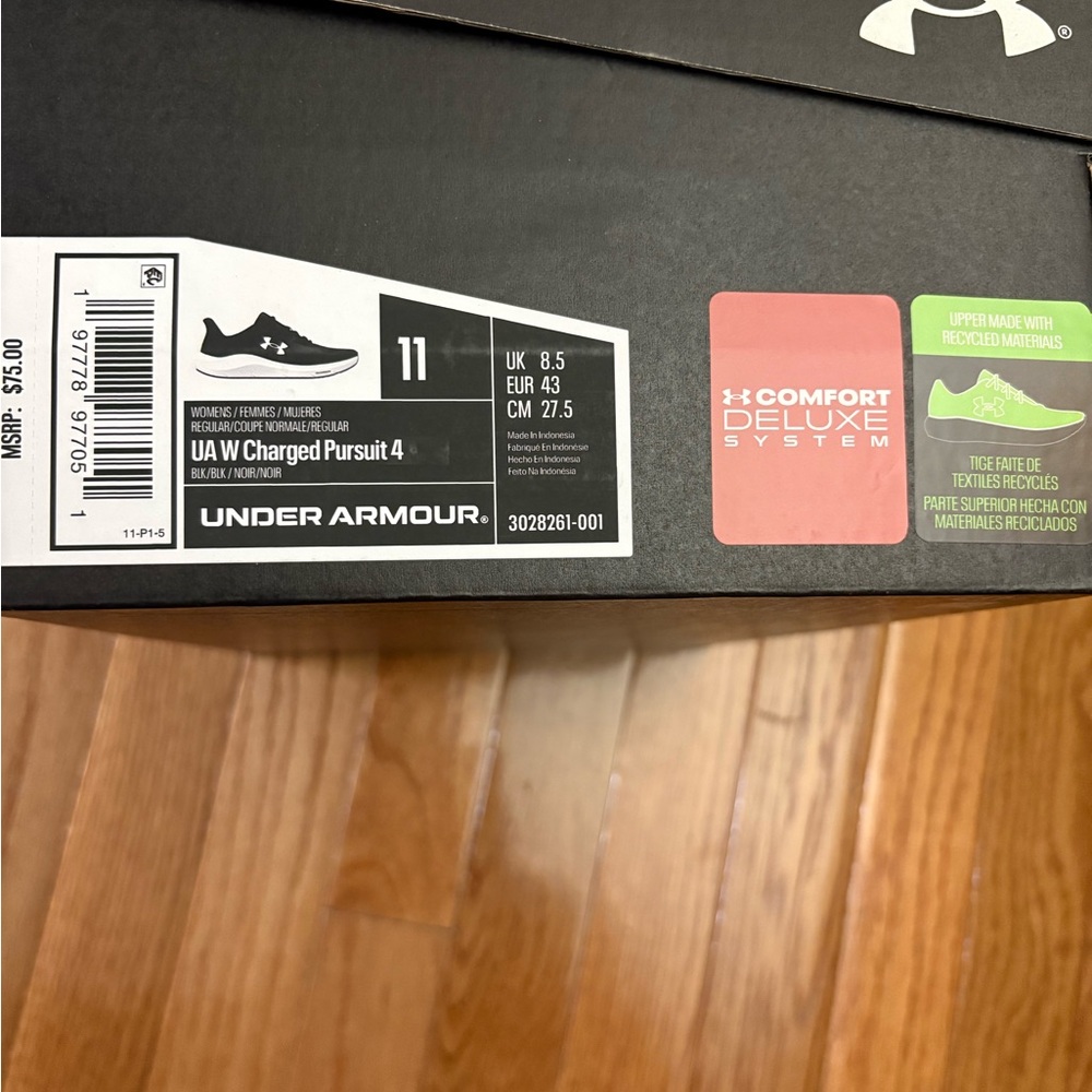 Under Armor Women’s Brand New Size 11 Sneakers - Picture 5 of 8